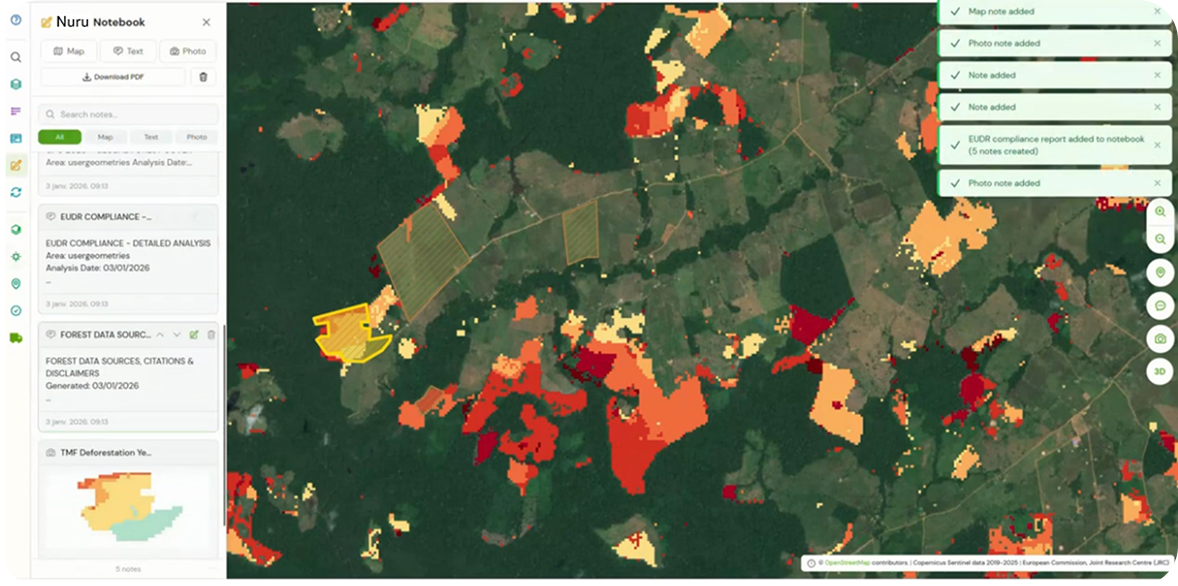 Satellite map